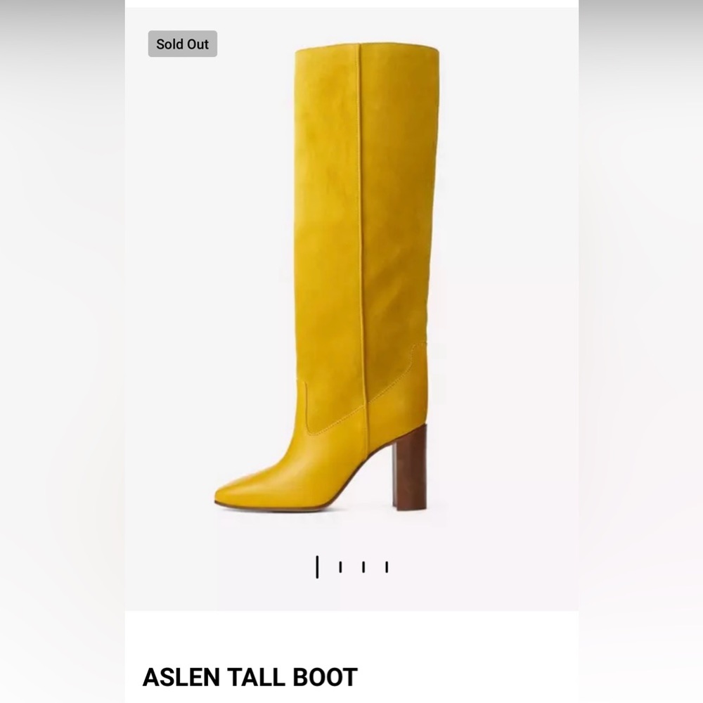 NWOT Rag & Bone ASLEN Heeled Suede Knee-High Boots